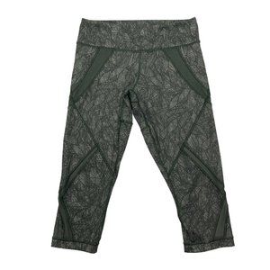 Lululemon Cool To Street Crop in Jazzy White Gator